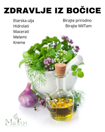 Ostali medicinski proizvodi: ETARSKA ULJA :smilje, lavanda, matičnjak, izop, timijan, tamjan — 5