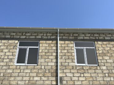 Plastik pəncərələr: Yeni İkiqat şüşə paketi Plastik pəncərə, Еni: 50 sm, Uzunluğu: 100 sm, Pulsuz quraşdırma — 18