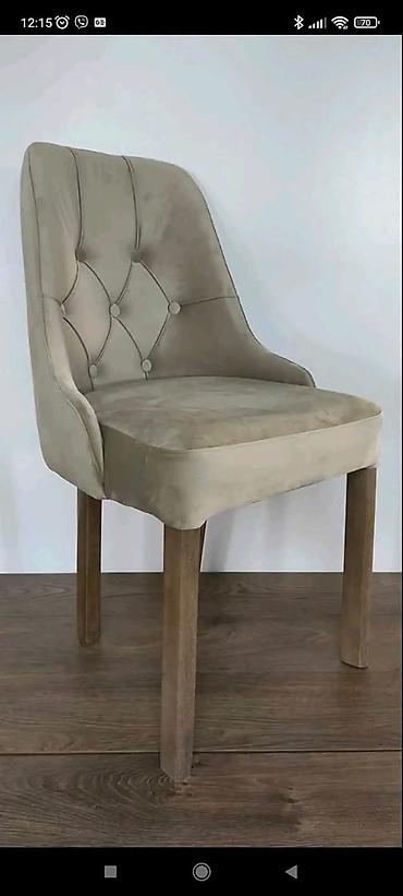 Stolice: Barska/klupska tapacirana stolica – elegantan model sa proštepom i — 6