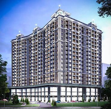turpan: 1 комната, 60 м², Элитка, 6 этаж, ПСО (под самоотделку) — 2