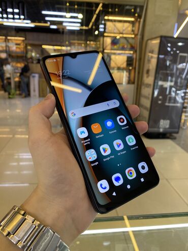Redmi: Redmi, Redmi A3, Б/у, 128 ГБ, цвет - Черный, 1 SIM, 2 SIM