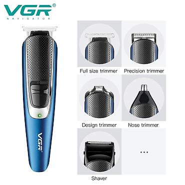 VGR 172 - Universal Trimmer dəsti 5in1 / 600mah . Təsviri: Taraş lalafo.az -da — 4 VGR 172 - Universal Trimmer dəsti 5in1 / 600mah . Təsviri: Taraş — 4