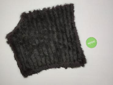 biale futro: Ponczo damskie, rozmiar One size — 3