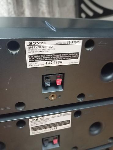 qapı dinamikleri: İşlənmiş Sony Kolonka, Növ - Ev kinoteatrı üçün, rəng - Gümüşü — 5
