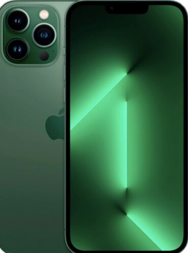 iphone 13 реплика: IPhone 13 Pro Max, Б/у, 128 ГБ, Зеленый, Наушники, Зарядное устройство, Защитное стекло, 83 %