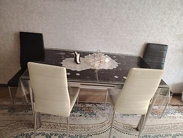Mətbəx üçün, İşlənmiş, Açılmayan, Dördbucaq masa, 4 stul lalafo.az -da Mətbəx üçün, İşlənmiş, Açılmayan, Dördbucaq masa, 4 stul
