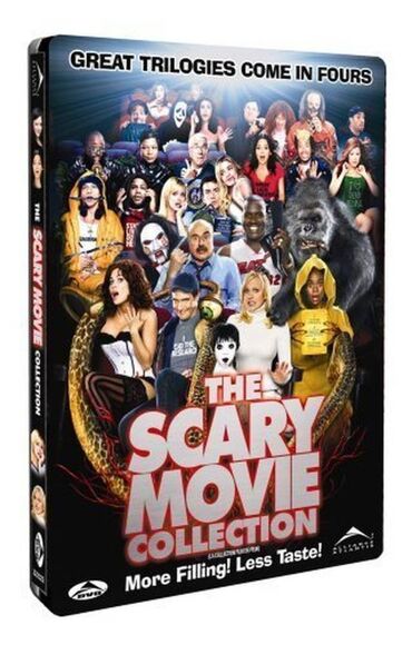 Kasete, CD i DVD: Mrak film (scary movie) - paket svih filmova, sa prevodom Cena paketa