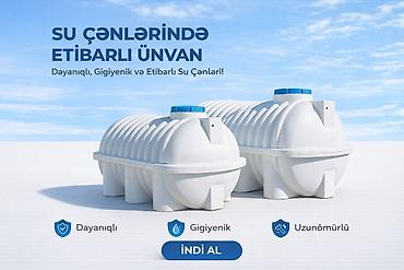Baklar və çənlər: Su çənləri – etibarlı ünvan! Məişət və təsərrüfat ehtiyacları üçün — 1
