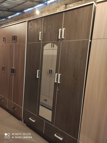 Шкафы для одежды: Шкаф для одежды, Новый, Прямой, ЛДСП — 3