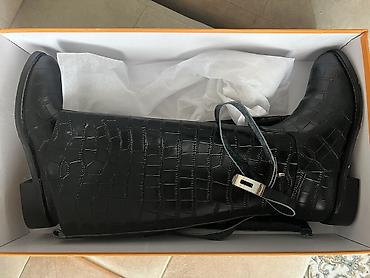 конные сапоги: Продаю сапоги ( Hermès Jumping), размер 38 Стильные высокие сапоги под — 4