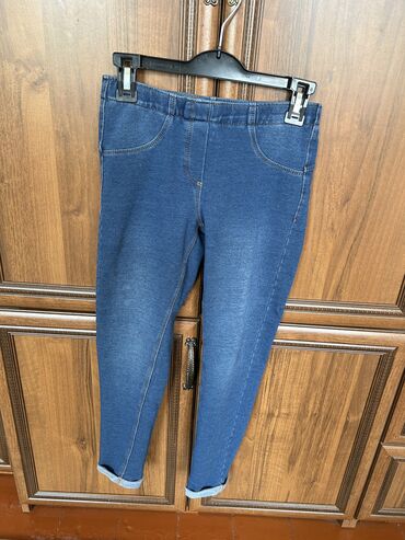 женские белые джинсы стрейч: Джинсы цвет - Голубой