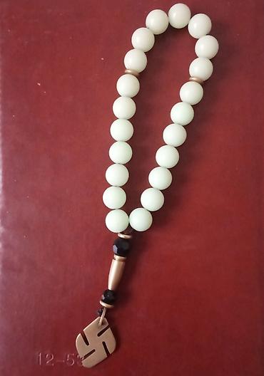 Bijuteriya: Parlayan muncuq təsbeh/aksesuar - Material: fosforlu, qaranlıqda — 2