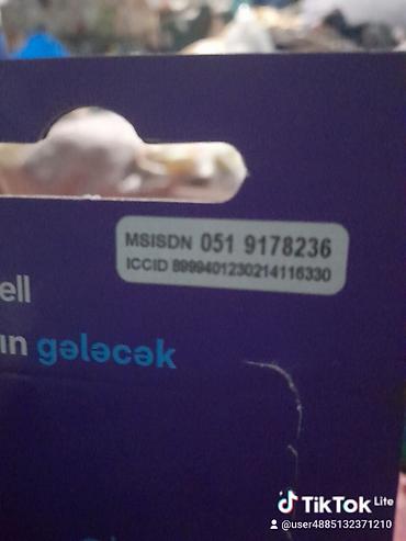 SİM-kartlar: Nömrə: ( 051 ) — 11