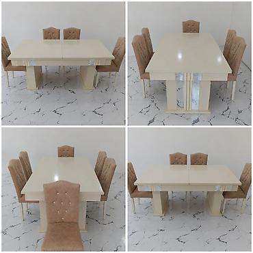 Digər mebel: F99Endirim edildi. Masa dəsti satılır 360₼.yaxşı vəziyyətdə.Masa — 1