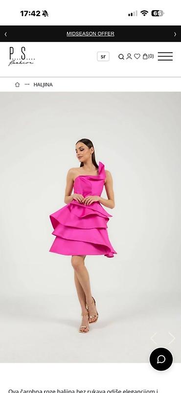 koledz jakna: P.S. fashion haljina – fuksija/roze, koktel/večernji model. - Kroj — 2