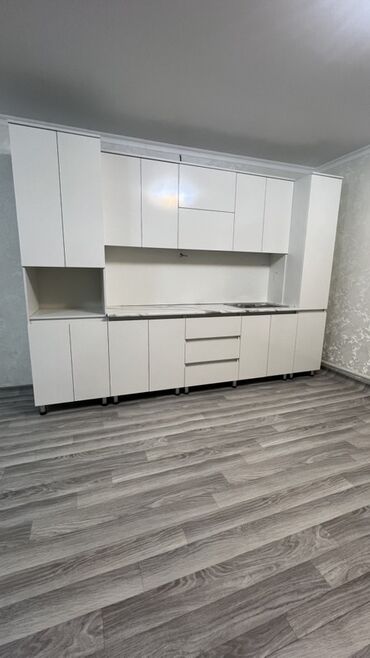 кухонный шкаф для посуды напольный: Современный модульный кухонный гарнитур - Прямая линейная компоновка