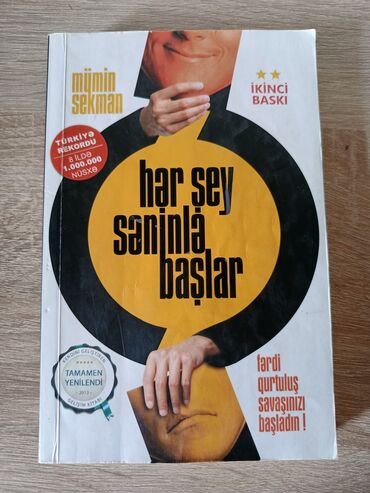 “Hər şey səninlə başlayır” kitabı Mümin Sekman tərəfindən yazılmış