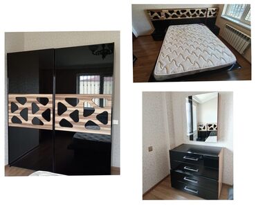 loft мебель: İkinəfərlik çarpayı, Termo, Dolab, 2 tumba, İşlənmiş