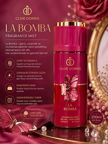 bomba: CLIVE DORRIS Fragrance Mist kolleksiyası – 250 ml (8.4 fl.oz.) 1) La — 1