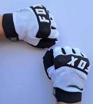 Oprema za bicikliste: FOX motocross/biciklističke rukavice – crno/belo - Lagane i — 19