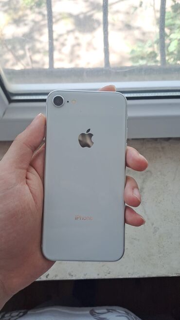 ayfon satisi: IPhone 8, 64 GB, Ağ, Barmaq izi, Face ID