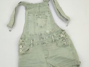 spodnie materiałowe w kratę: Dungaree, M (EU 38), condition - Good