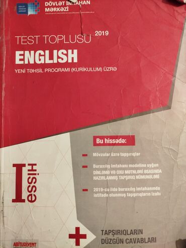 azərbaycan dili test toplusu 1 ci hissə cavabları isim: Bütün kitablar yaxşı vəziyyətdədir təmiz işlədilib, toplunun hər