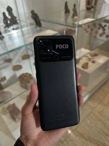 мегаком корпоративный: Poco C40, Б/у, 64 ГБ, цвет - Черный, 1 SIM, 2 SIM, eSIM