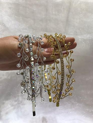 Свадебные аксессуары: Свадебный аксессуар, Свадебная диадема, тиара, Новый, цвет - Серебристый — 2