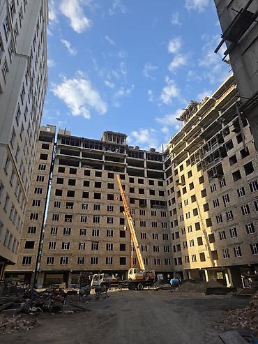 сдаю квартиру карпинка: 1 комната, 46 м², Ошский мкр., Элитка, 11 этаж, ПСО (под самоотделку) — 2