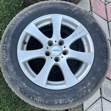 диски на бус сапог: Дөңгөлөктөр монтажда 235 / 65 / R 17, Кыш, Колдонулган, Комплект, Жол тандабастар (АТ/МТ), Куйма, тешиктери - 5