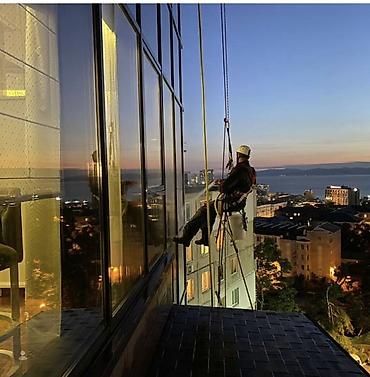 Fasad işləri: Peşəkar sənaye alpinist xidməti – alpinist.az İxtisaslaşma: - Reklam — 19