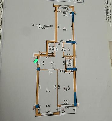 Продажа квартир: 2 комнаты, 79 м², 8 этаж — 11
