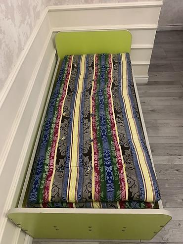 bed sheets: Односпальная кровать с матрасом. - Компактный размер, подходит для — 2