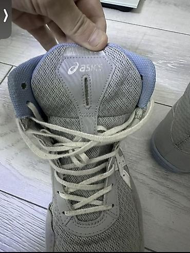 Кроссовки и спортивная обувь: Мужские кроссовки, 41.5, 42, Asics, Новый, цвет - Серый, Бесплатная доставка — 4