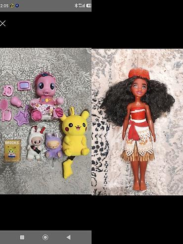 Игрушки: Пони Пинки пай,Пикачу,Лабубу и Лего и Моана от Mattel из серии Disney — 1