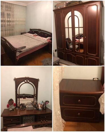 кровать купить баку: İkinəfərlik çarpayı, Dolab, Termo, 2 tumba