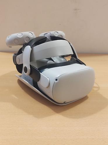 oculus quest 3: Oculus Quest 2 --- Bobo vr başlığı ilə gəlir. şarj etmə docku — 2