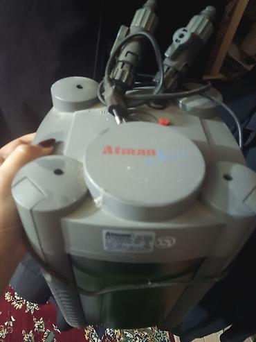 akvarium dekor: Böyük ölçülü qabarıq ön şüşəli akvarium və akvarium stendi + xarici — 7