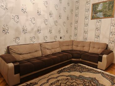 Masa və oturacaq dəstləri: Künc divan, İşlənmiş, Açılan, Bazalı