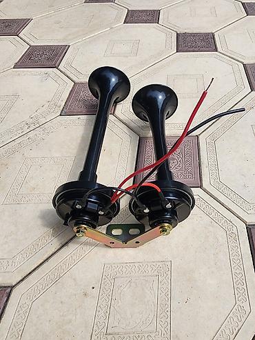 Унаа: Двухрожковый электрический клаксон LONG TUBE ELECTRIC HORN - — 1