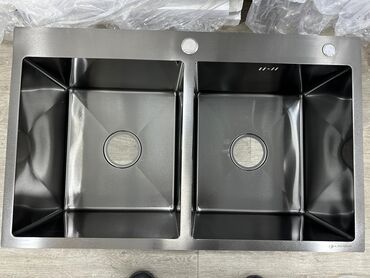 Mətbəx çanaqları: Kvadrat Mətbəx çanağı, Paslanmaz polad — 12