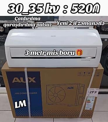split kondisioner: AUX split kondisioner - Güc tutumu: 30–35 kv sahələr üçün uyğundur - — 1