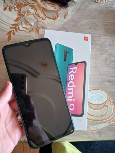 Çilçıraqlar: Xiaomi Redmi Note 9, 32 GB, rəng - Göy, 
 Sensor, Barmaq izi