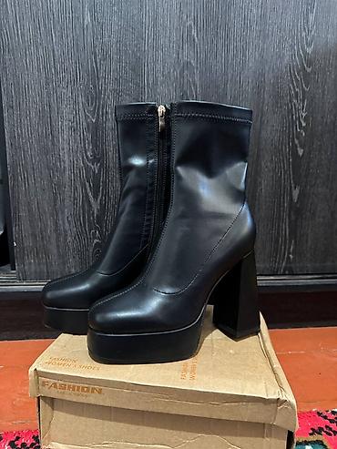 Ботинки, 38.5, Fashion, Новый, цвет - Черный, Самовывоз