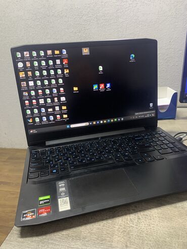 Ноутбуки и нетбуки: Ноутбук, Lenovo, AMD Ryzen 5, Б/у, Игровой, память SSD