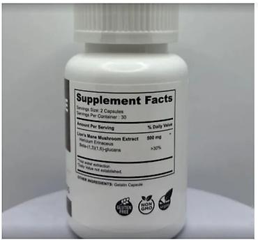 Витамины и БАДы: США Экстракт Ежовник гребенчатый он же Львиная грива капсулы Чистый — 7