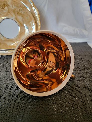 autima: Trodelni porcelanski poljski set iz 70ih god. Porcelanski set — 4