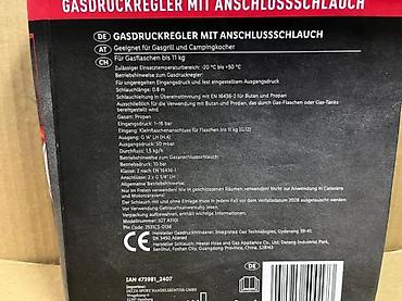 Sve za roštilj: Regulator pritiska za gas sa crevom – Grill Meister - Tip — 6