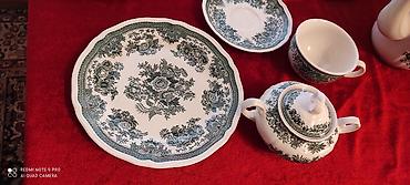 fiqura çayı: Çay dəsti, rəng - Yaşıl, Farfor, Villeroy & Boch, Almaniya — 5